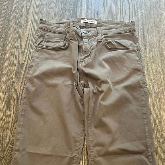 Mavi Jeans Mens Matt Brown Morel Sateen Twill Relaxed Straight Chino Size 34 - Picture 2 of 10